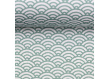 Baumwolle - Muscheln mint